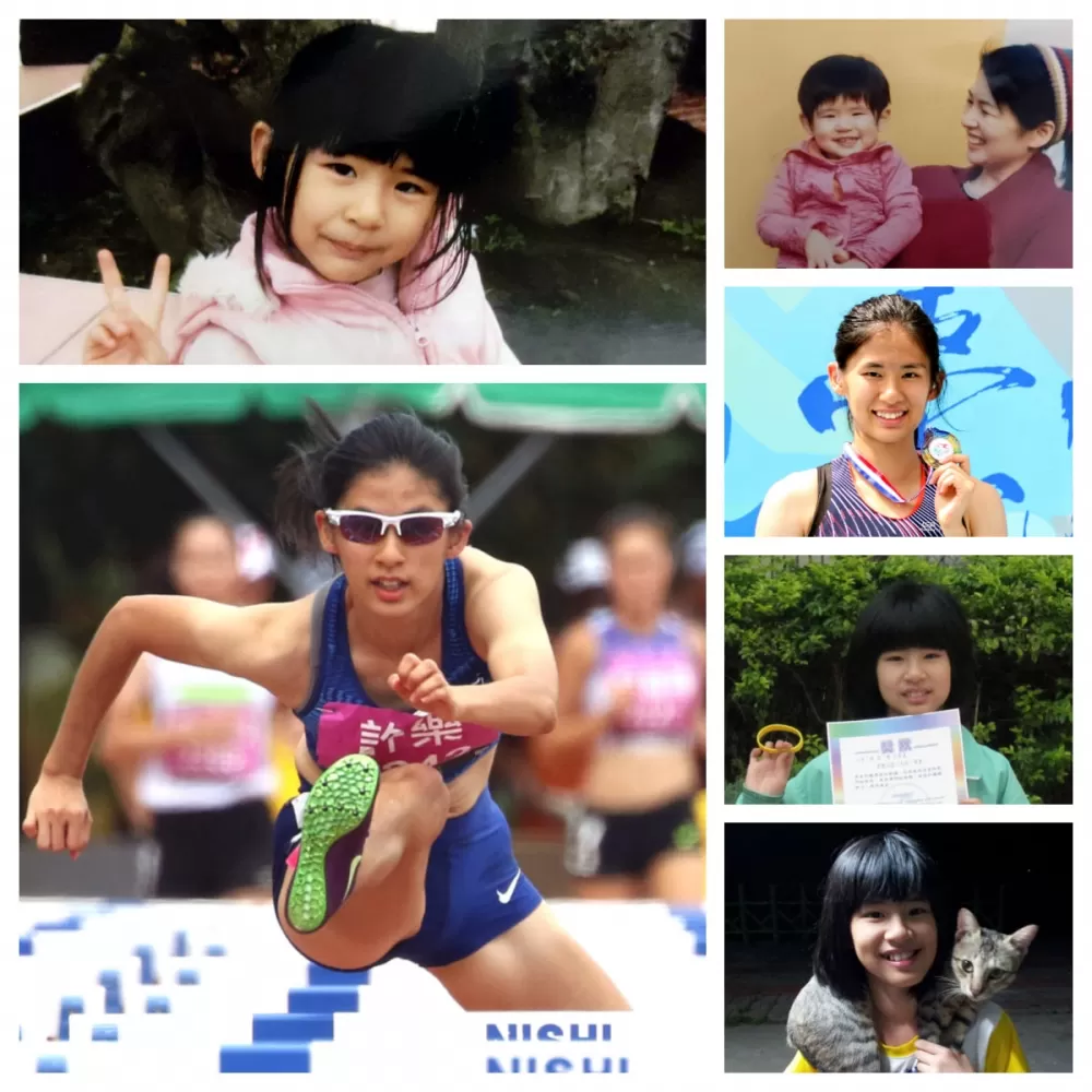 女子100公尺跨欄世界聽障紀錄保持人新民高中許樂，