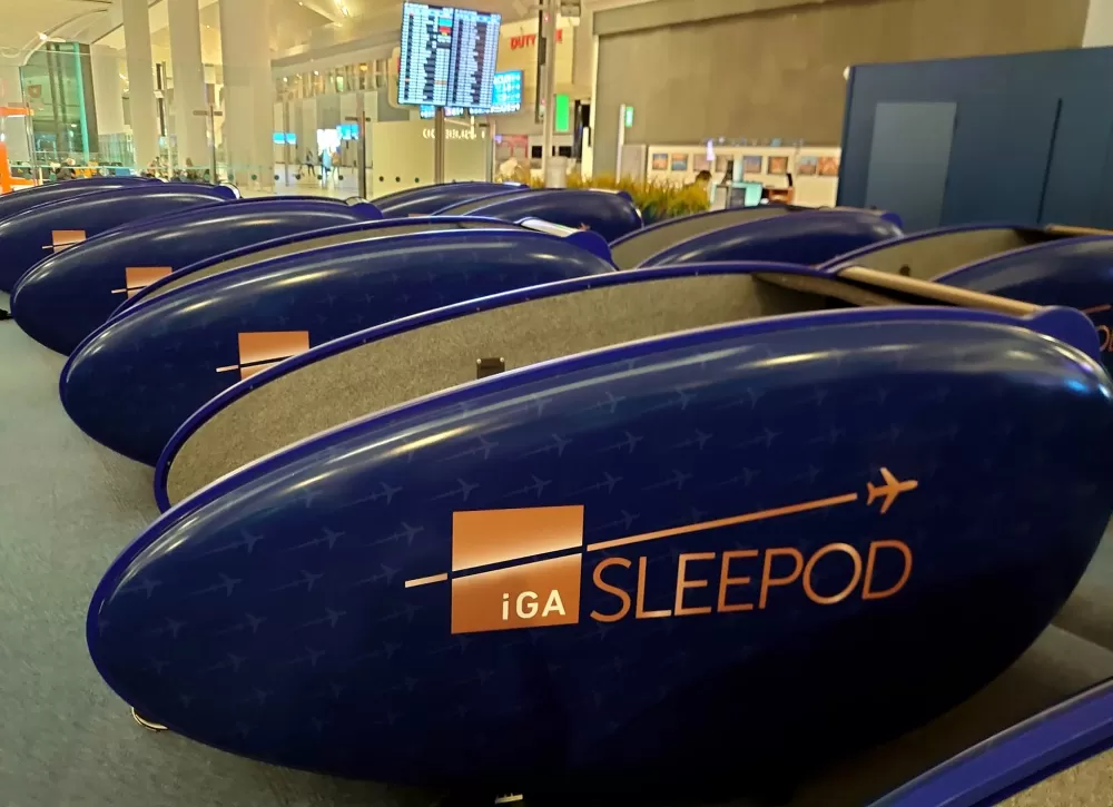 張綺文找到的臨時棲身所。張綺文／提供。