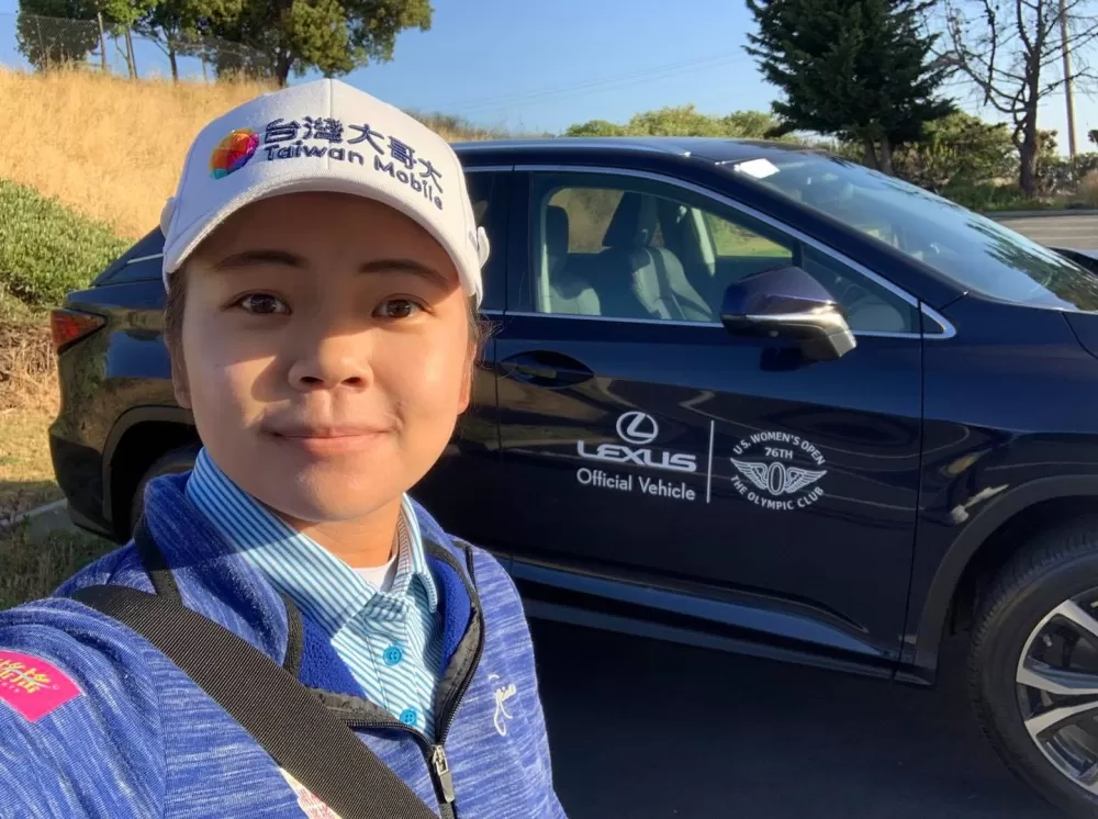 在純絲錦標賽拿下首座美巡冠軍的徐薇淩,今在美國女子高球公開賽續拼佳績。圖/取自徐薇凌粉專。