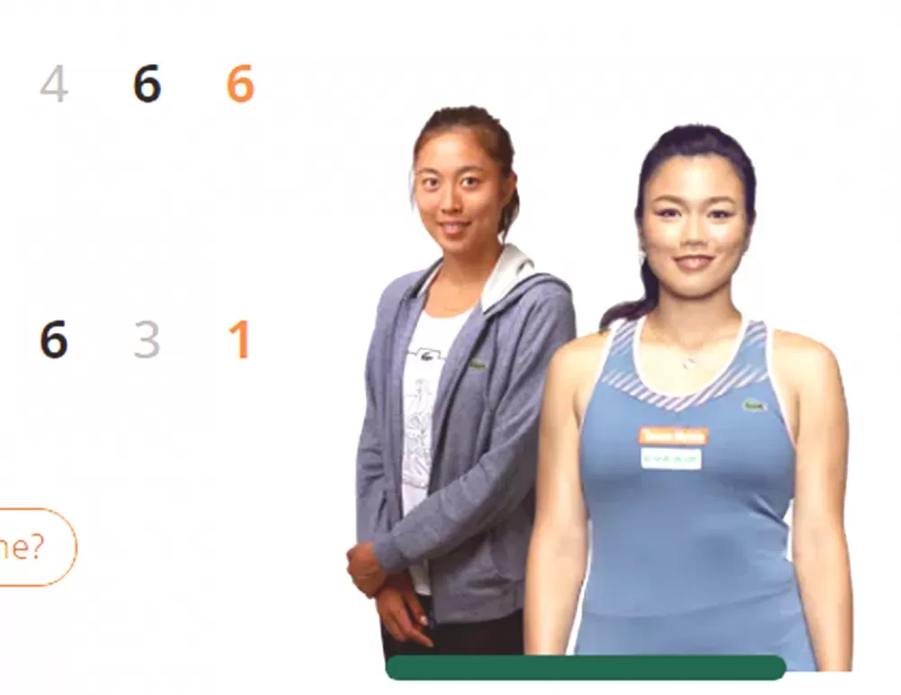 詹家姐妹在法網女雙16強止步。