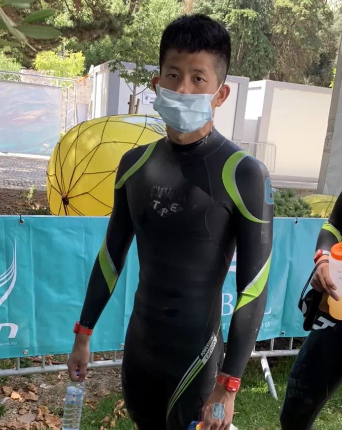 中華隊泳將卓承齊。中華民國游泳協會國際組提供。