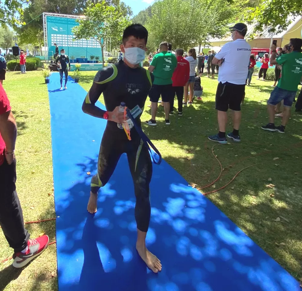 卓承齊。中華民國游泳協會/提供。