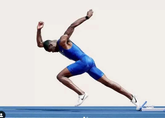 美國男子400mH好手Rai Benjamin。圖/Rai Benjamin IG。