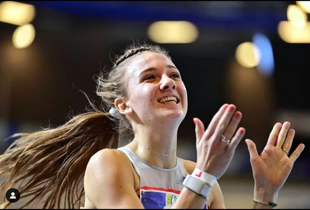 荷蘭「跨欄甜心」波兒(Femke Bol)。圖取自Femke Bol IG。
