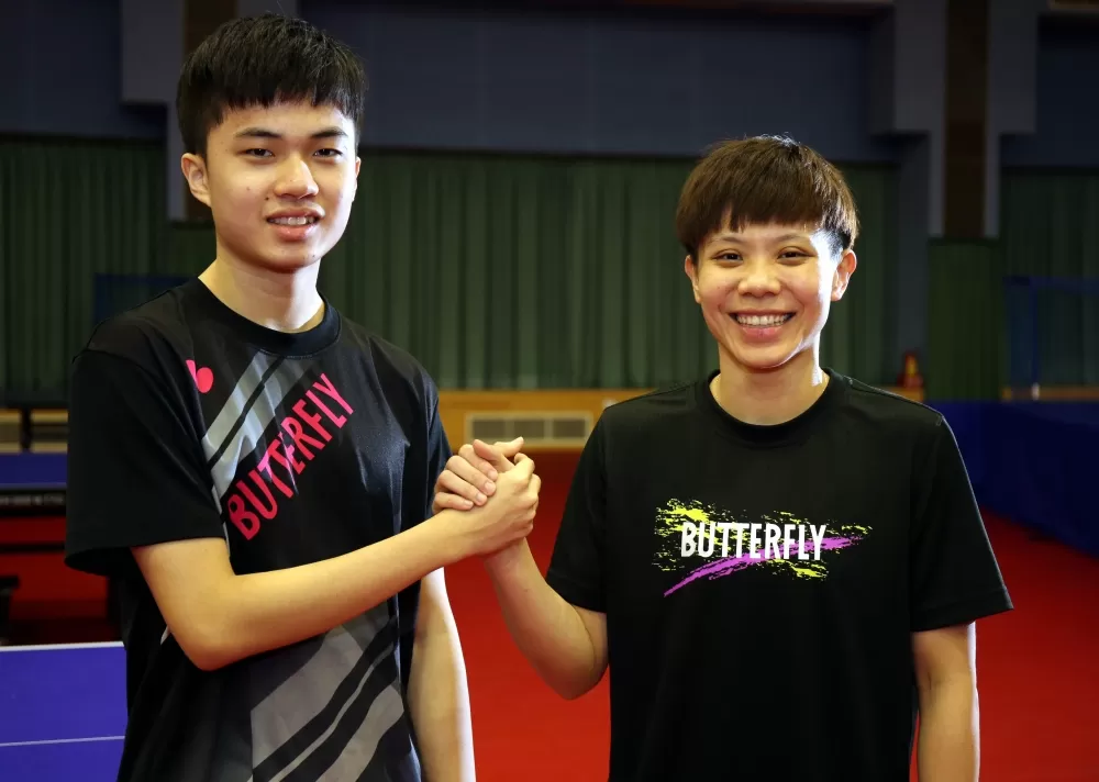 桌球黃金混雙林昀儒/鄭怡靜是東京奧運奪金大熱門。國訓中心/提供。