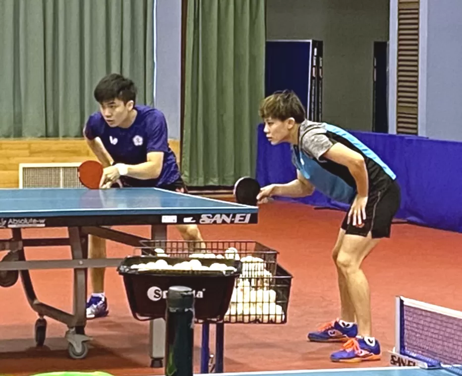 桌球黃金混雙林昀儒/鄭怡靜是東京奧運奪金大熱門。國訓中心/提供。