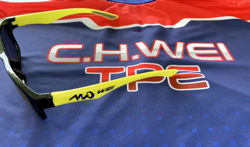 HiColor「一箭穿心鏡」,是「奧運金牌殺手」魏均珩的秘密武器。720armour運動眼鏡/提供。