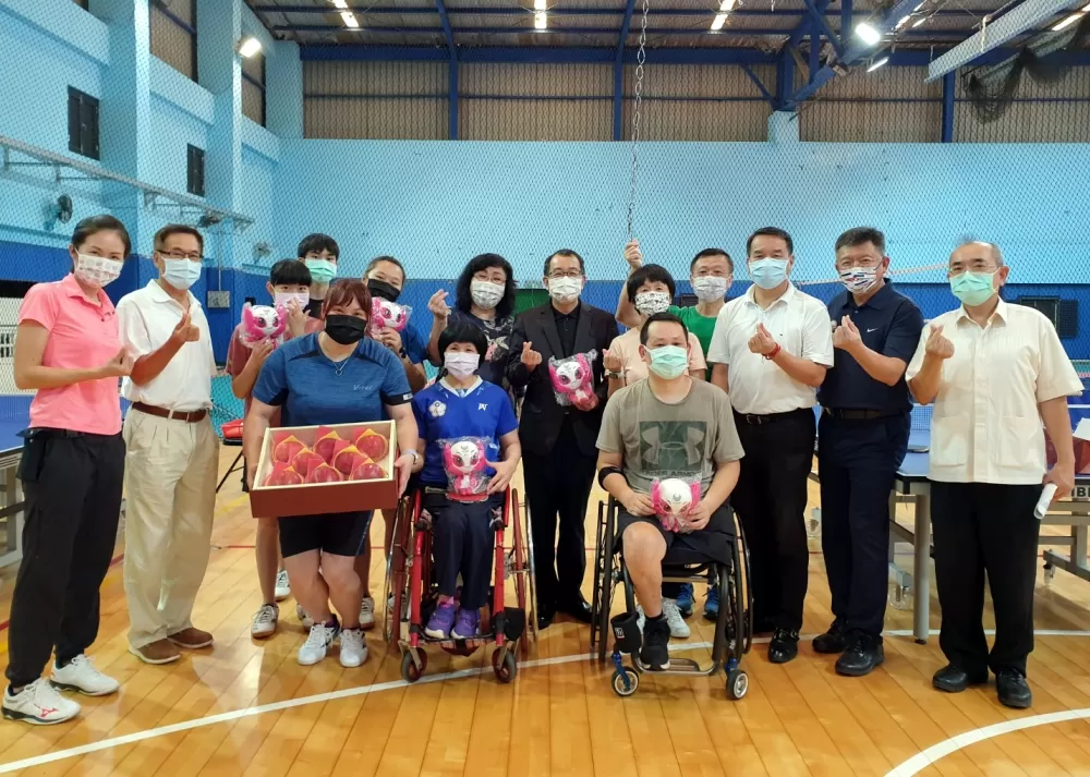 張少熙署長邀請國人一起為帕運桌球代表隊加油。