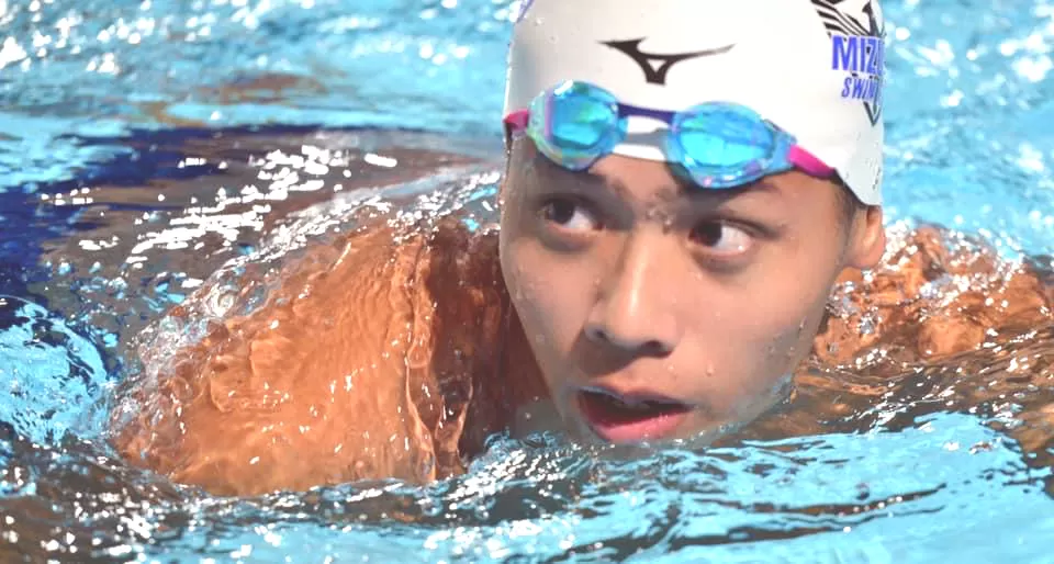 台中泳將王星皓前進東京奧運。游泳協會/提供。