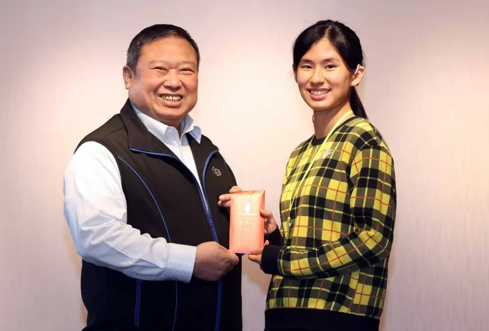 對於中華奧會主席林鴻道,女子100公尺跨欄世界聽障紀錄保持人許樂也有話要說。圖/樂在田徑-許樂粉絲頁。