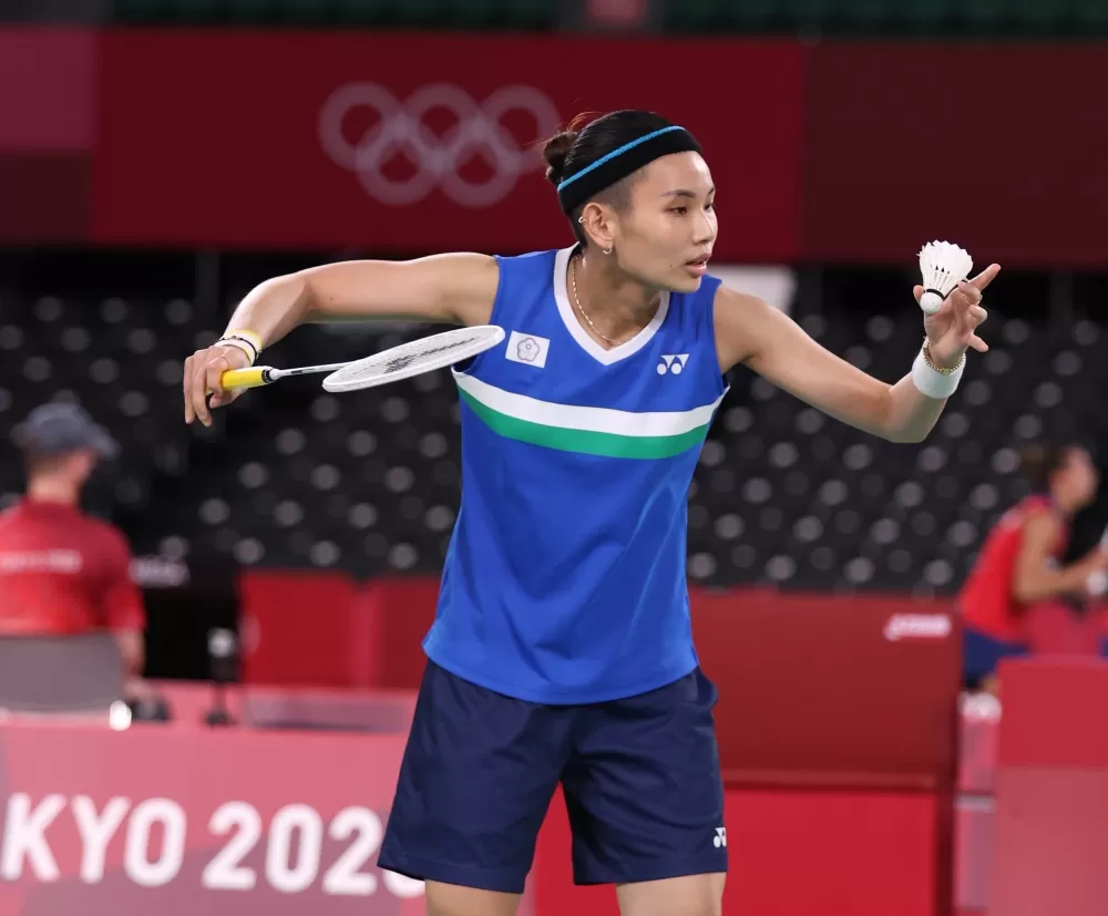 戴資穎輕鬆過首關。體育署提供。