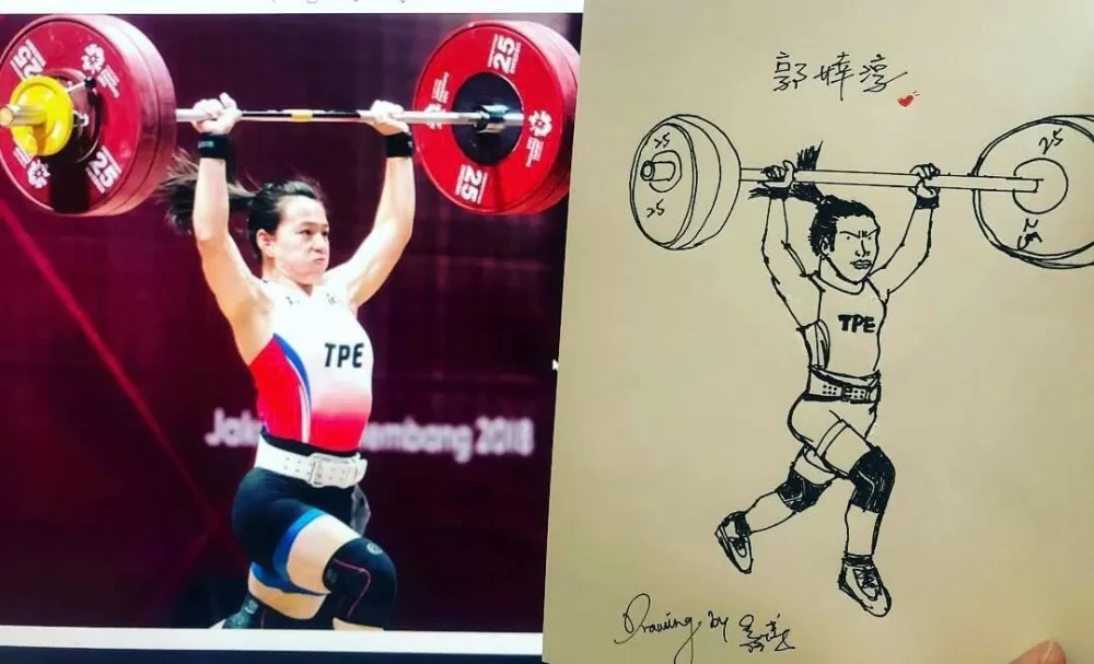 陳彥博筆下的郭婞淳,引起網友熱烈討論。取自/陳彥博粉專。