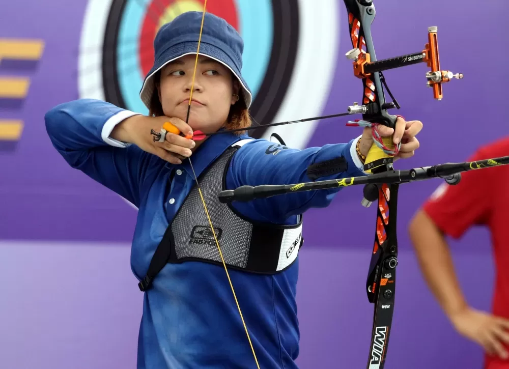 台南隊葉昱琛。中華企業射箭聯盟/提供。