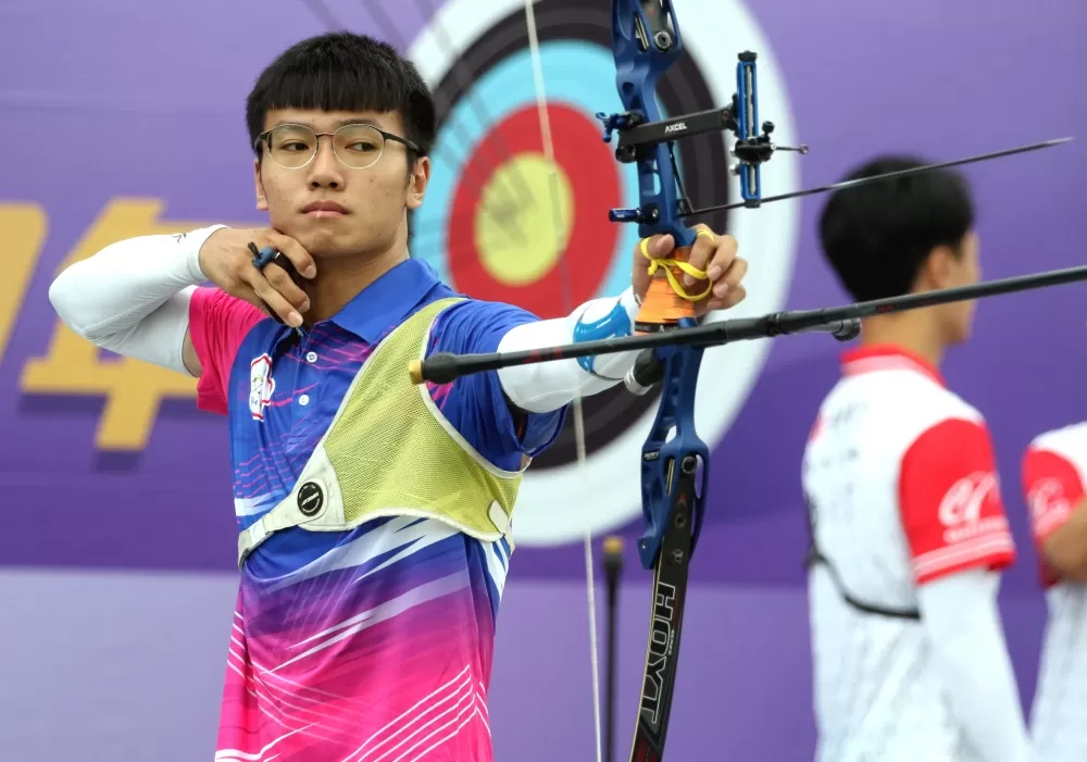 協會青年隊蘇于洋。中華企業射箭聯盟/提供。