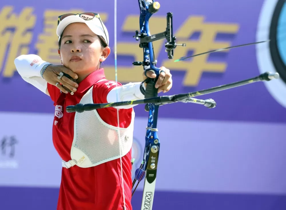 寒舍集團林佳恩。中華企業射箭聯盟／提供。