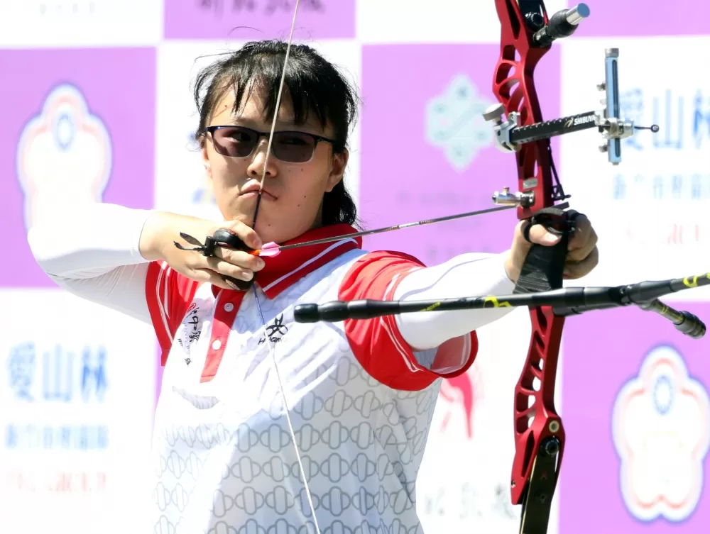 台中銀行李安晴。中華企業射箭聯盟／提供。