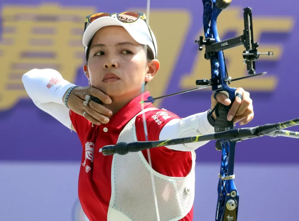 寒舍集團林佳恩。中華企業射箭聯盟/提供。