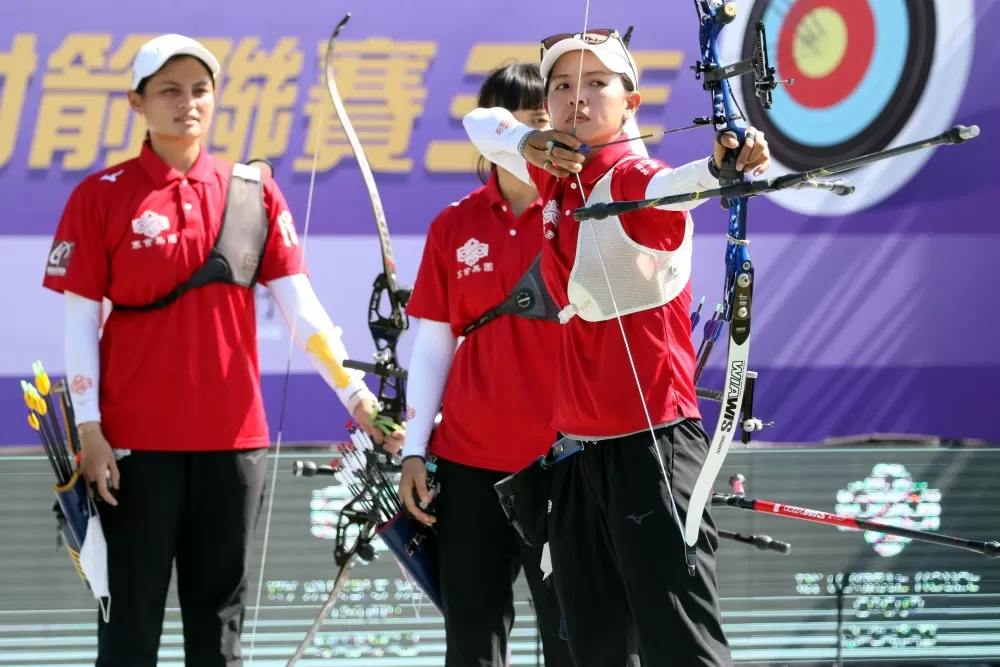 寒舍集團女團。中華企業射箭聯盟/提供。