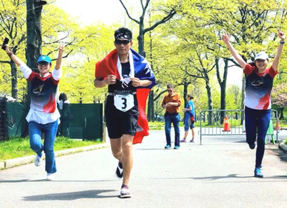 羅維銘(前)。Sam Liu 提供。