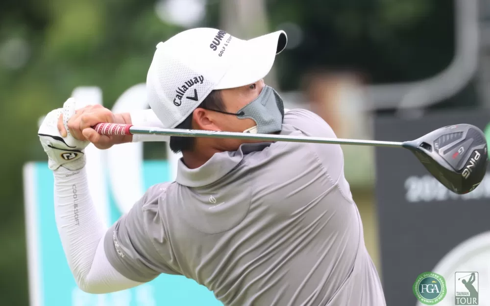 李玠柏以(-14)持續領先暫列第一。鍾豐榮/攝影(下同)。