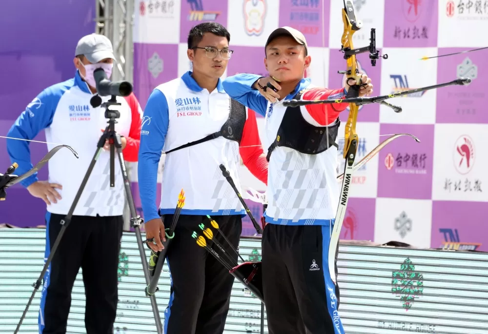 新竹市愛山林男團。中華企業射箭聯盟/提供。