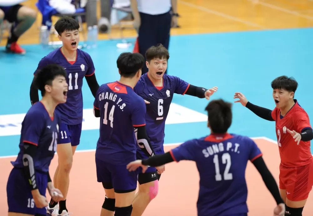 中華隊。亞排聯提供(下同)