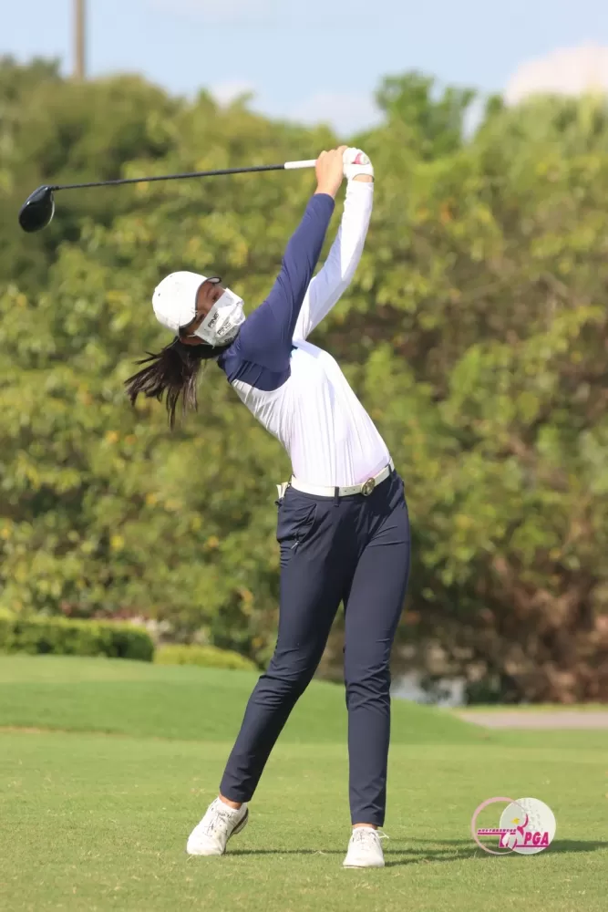 第一回合業餘女子B組 陳品晞78桿(+6)暫並列第一。