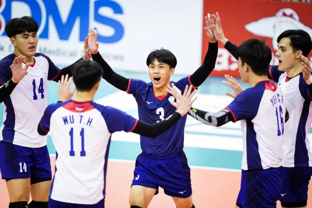 中華隊。亞排聯提供。