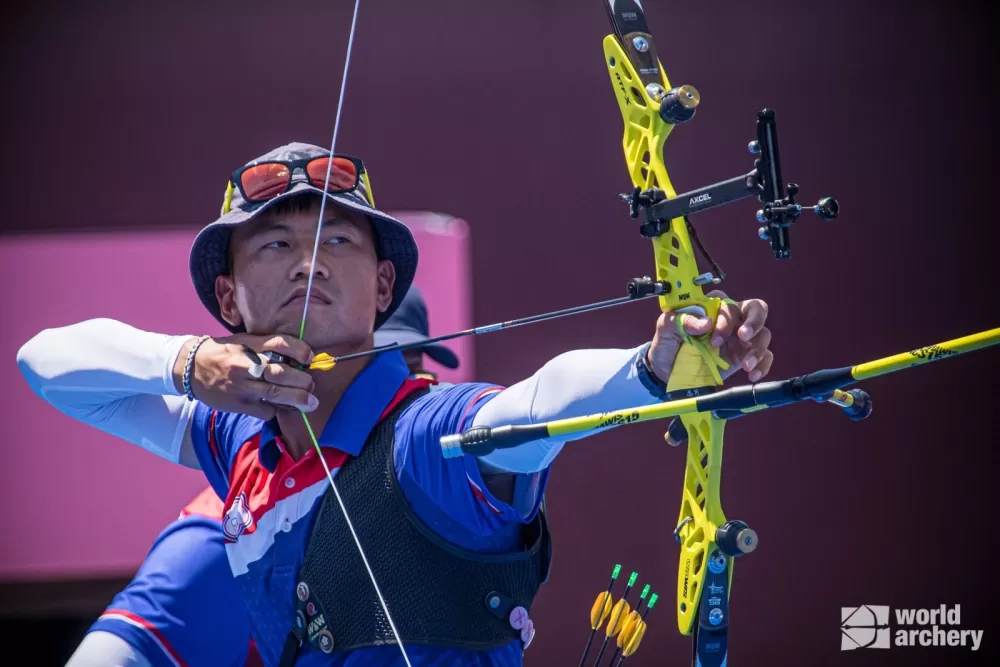 魏均珩 。取自世界射箭總會官網。