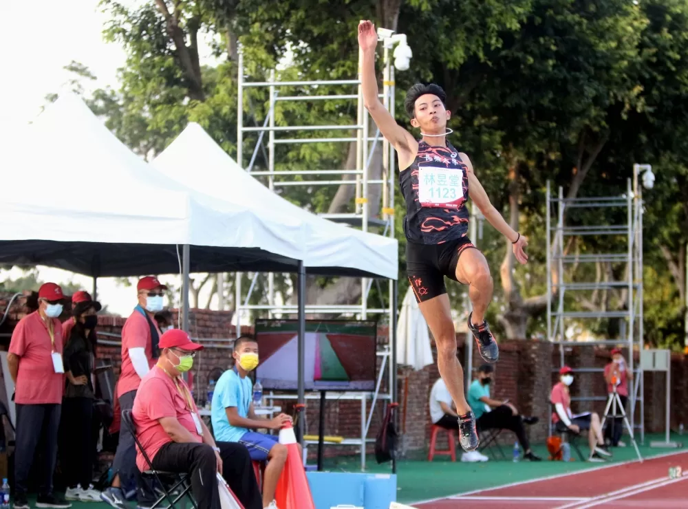 林昱堂達標亞運和世大運。林嘉欣/攝影。