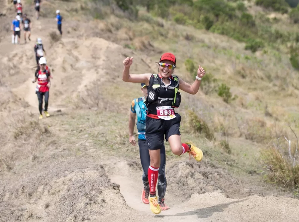 2021 XTERRA Taiwan比賽畫面。