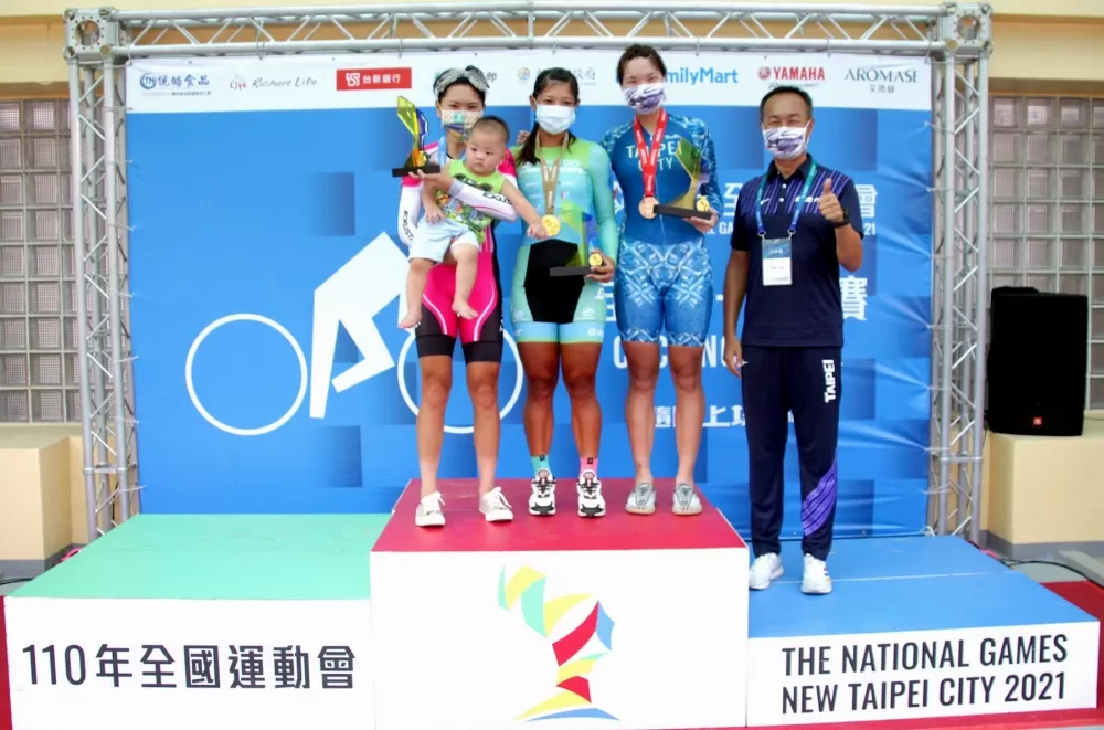 女子個人追逐賽由黃亭茵奪金。大會提供。