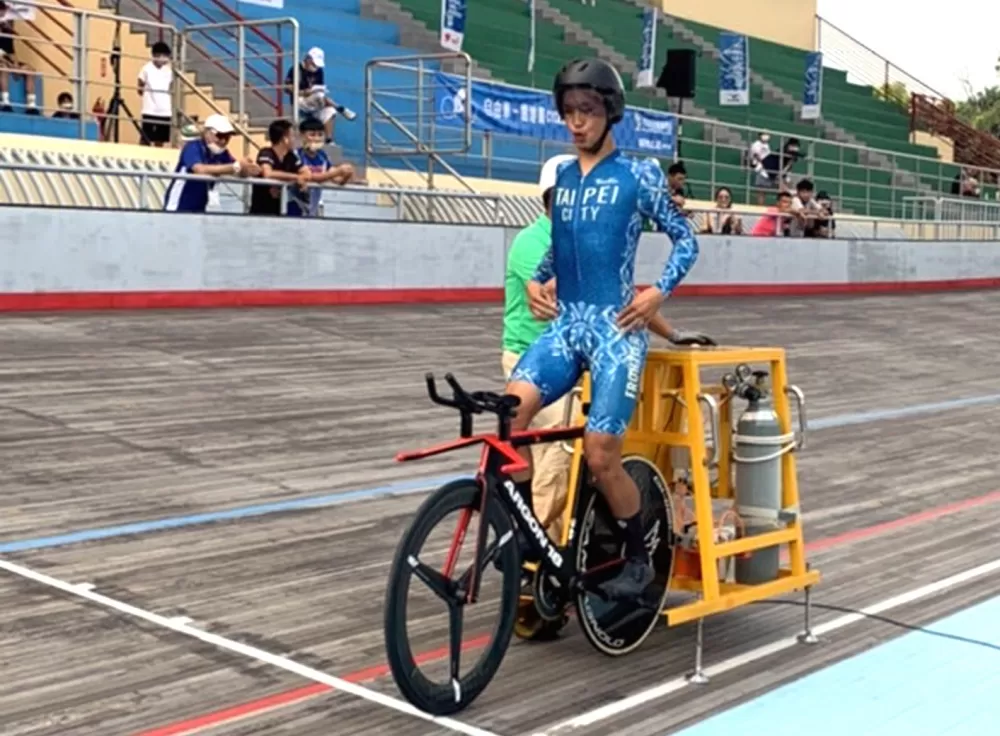 杜志濠在全運奪雙金。翁瑞宏／提供。