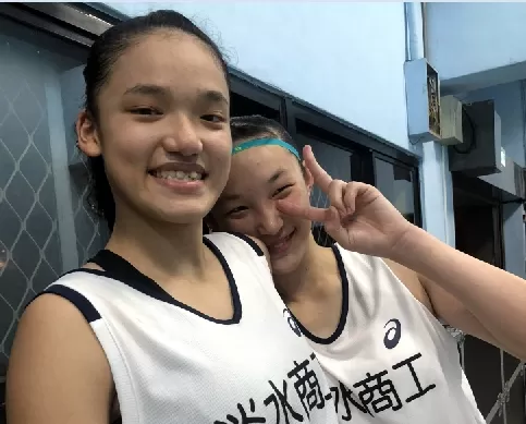 淡商「雙塔」蕭豫玟（左）、趙云楓有甘有苦、但相輔相成。