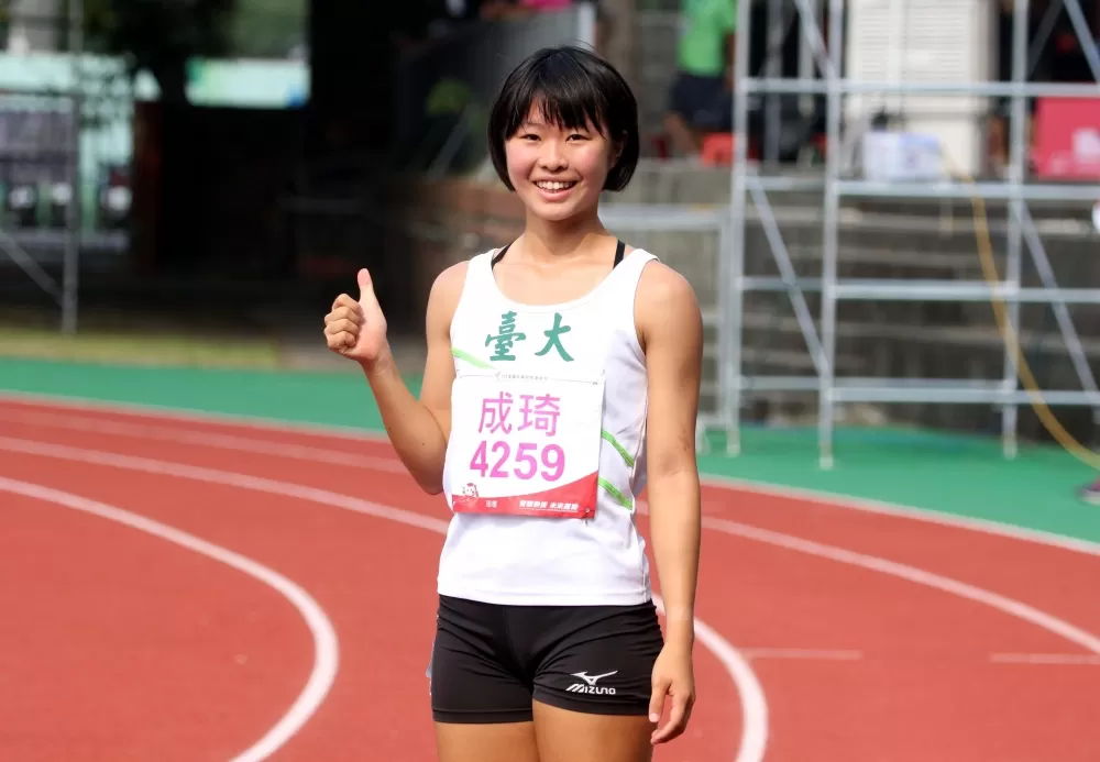 台大成琦全大運初體驗奪三銅。林嘉欣/攝影。