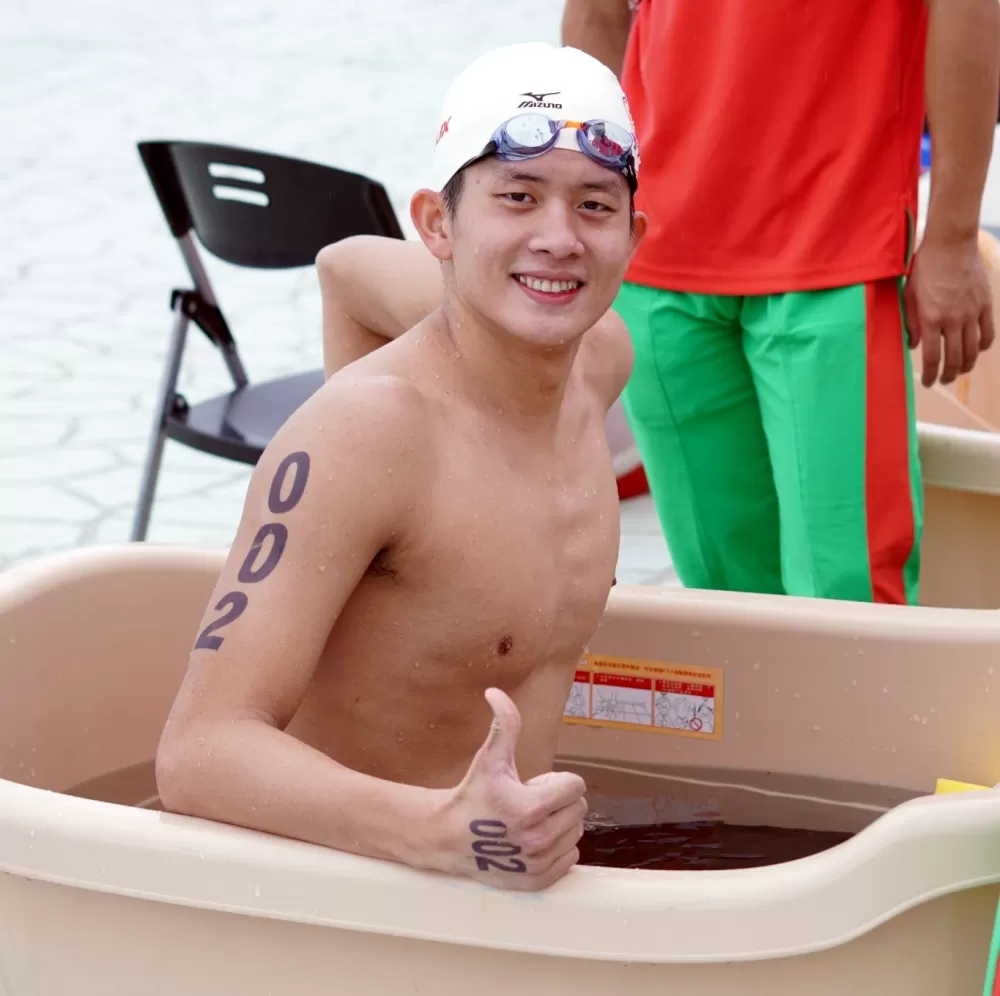 卓承齊再添一金。林家賢/攝影。