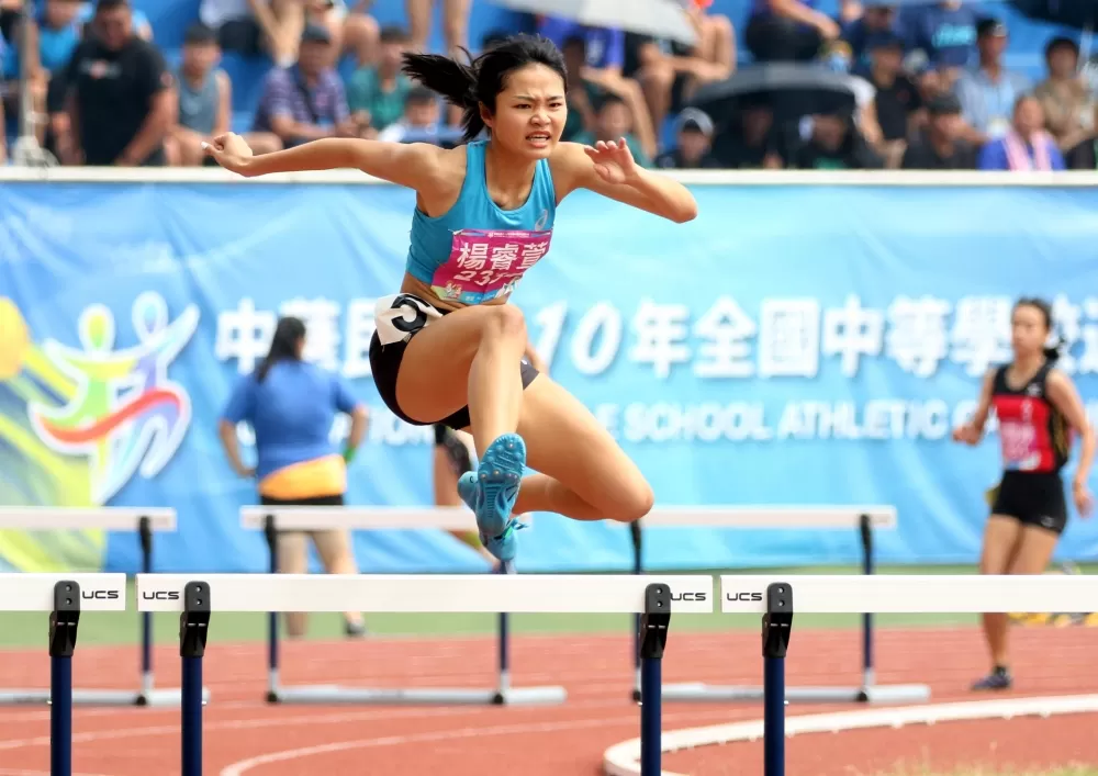 全中運奪四金的楊睿萱赴美追夢,確定缺席新北全運。林嘉欣/攝影。
