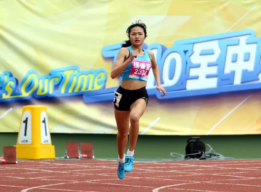 全中運奪四金的楊睿萱赴美追夢,確定缺席新北全運。林嘉欣/攝影。