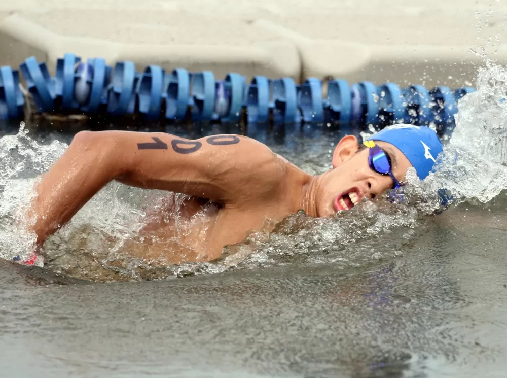 卓沛齊拿下1金１銀。林嘉欣／攝影。