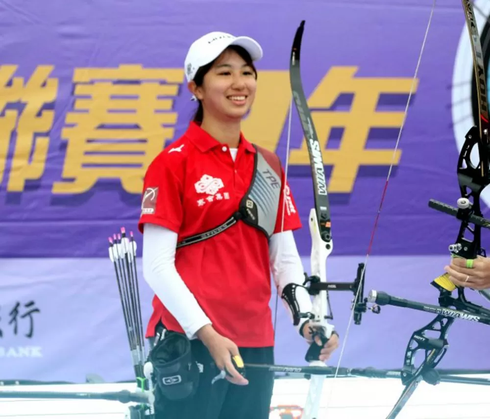 謝佩涓是企業聯賽寒舍集團選手。林嘉欣/攝影。