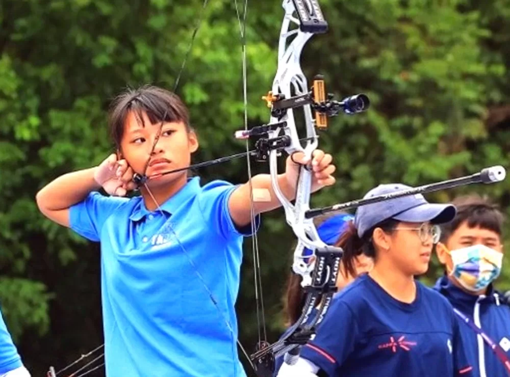 新北市女團年紀最小的選手林渝梵。王子尹/攝影。