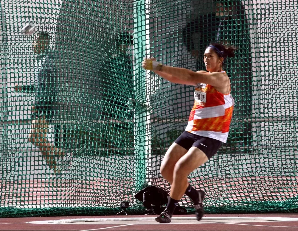 余雅倩破大會。林嘉欣/攝影。