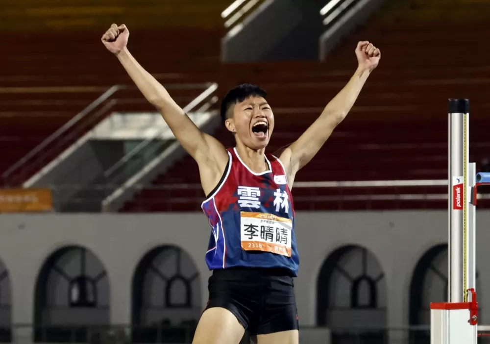 李晴晴只隔兩週以1.90再破全國後超激動。林嘉欣/攝影。
