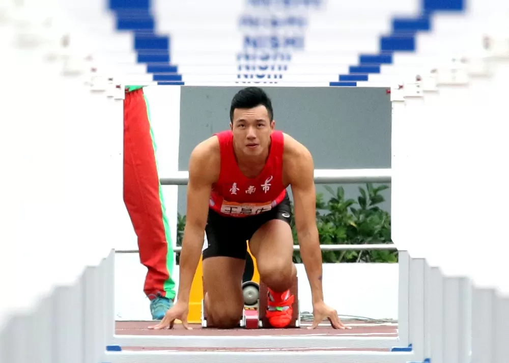 王晨佑在十項全能連莊。林嘉欣/攝影。