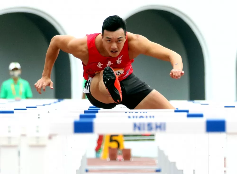 王晨佑在十項全能連莊。林嘉欣/攝影。