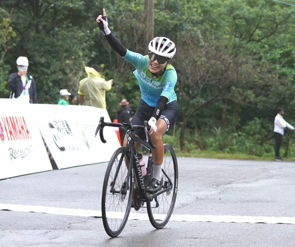 女子組高雄市隊邱聖芯奪冠。林家賢／攝影。