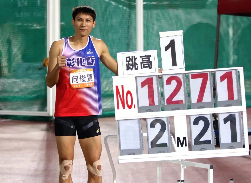 向俊賢達標亞運。林嘉欣/攝影。