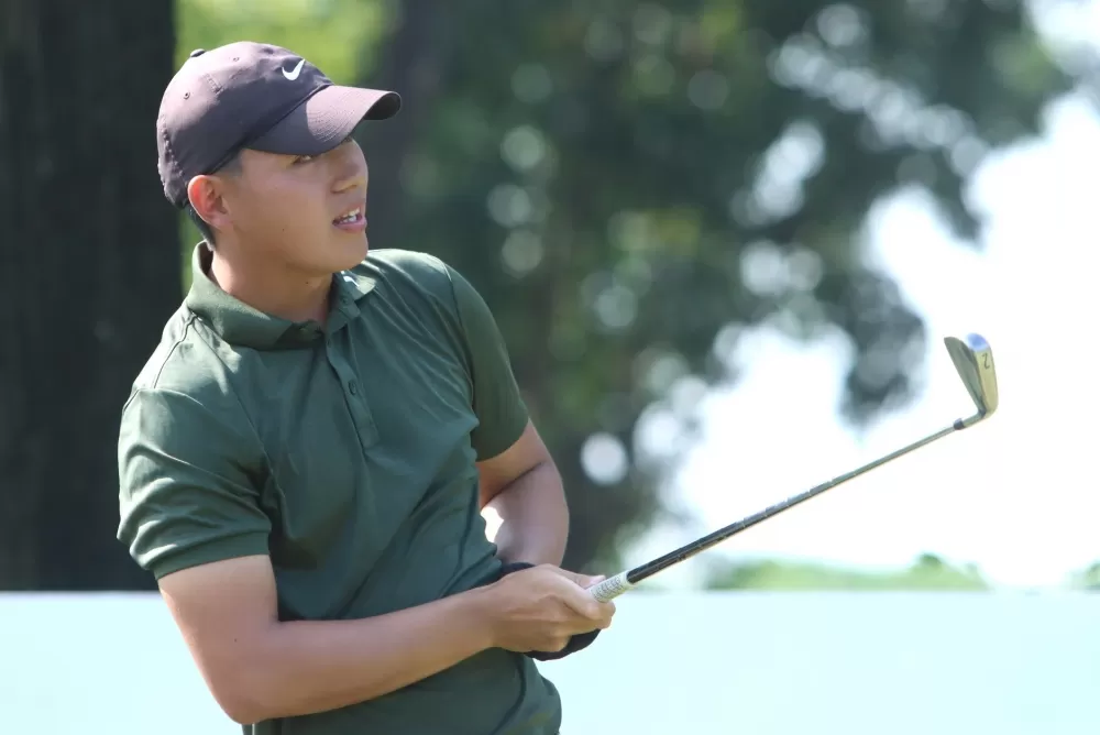 林大銪69桿(-3)暫並列第三。