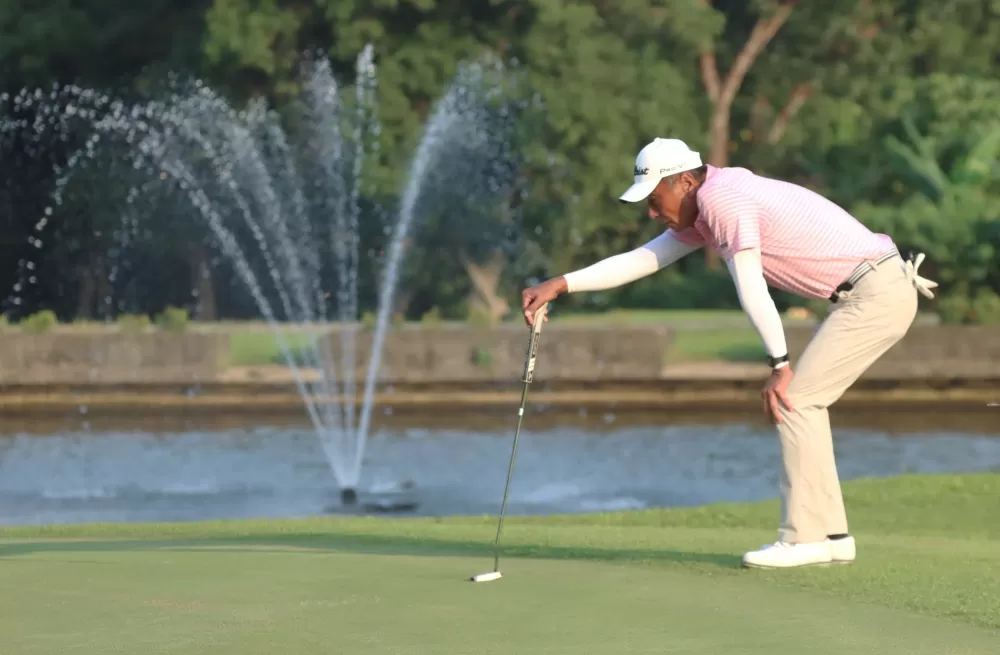 呂文德打69桿(-3)暫並列第三。