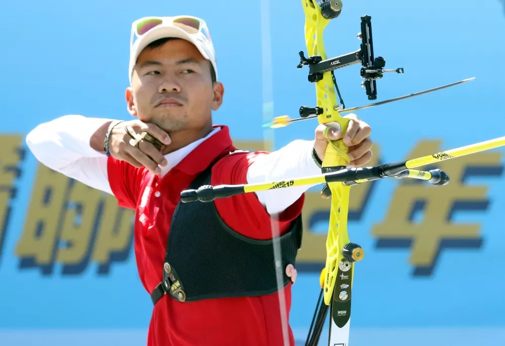 寒舍集團魏均珩將力拼「箭林之王」和「男子天團」。林嘉欣/攝影。